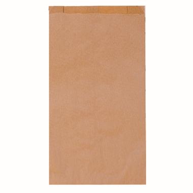 Torba papierowa brązowa fałdowana 18x6x29cm  (op. 1000 szt.) KAT